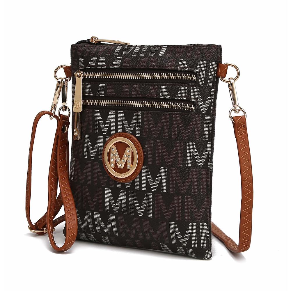 Mkf Crossbody Bags, Wristlet Strau Leather Shoulder Handbag UwU